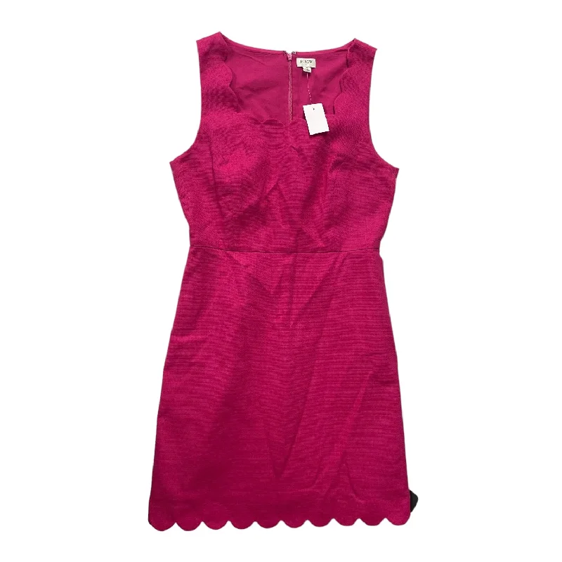 Pink Dress Casual Midi J. Crew, Size 8