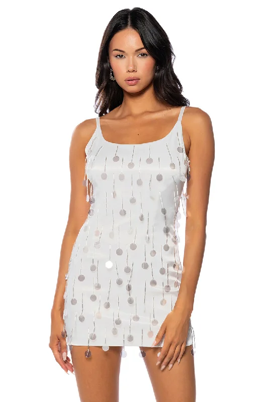 DRIPPIN EMBELLISHED MINI DRESS