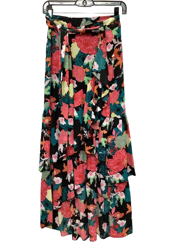 Floral Print Skirt Maxi Thalia Sodi, Size M